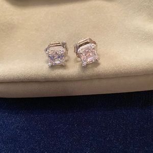Judith Ripka Sterling Stud Earrings, NIB